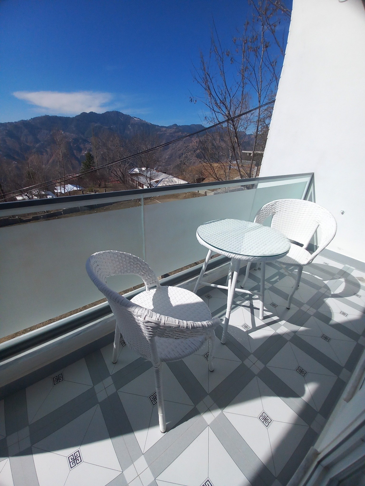 Mountain view from a Bhurban Homes balcony